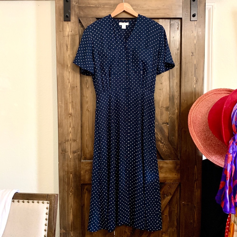 Liz Claiborne polkadot dress